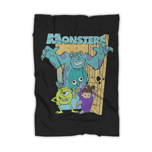 Disney Monsters Inc Mike Sully Boo Blanket