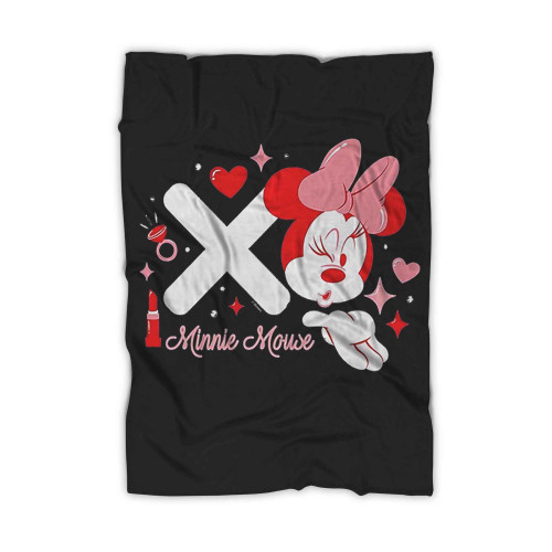 Disney XO Minnie Mouse Mickey Mouse Blanket