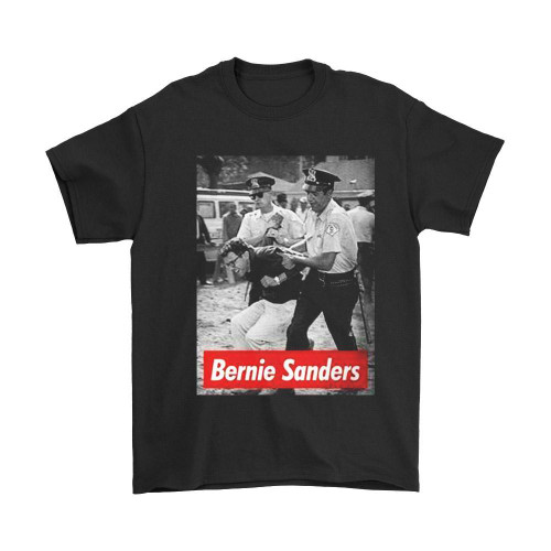 Bernie Sanders Arrested Man's T-Shirt Tee