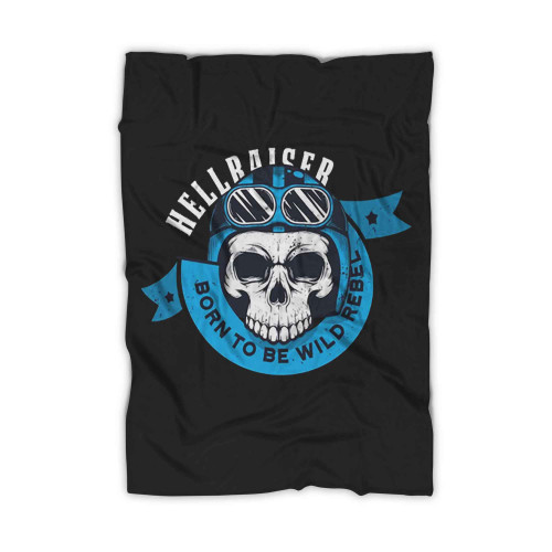 Hellraiser Skull Rebel Artsy Blanket