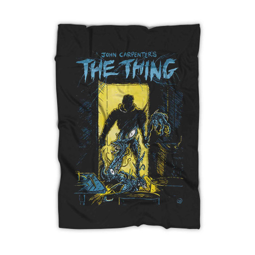 John Carpenters The Thing Horror Movie Blanket