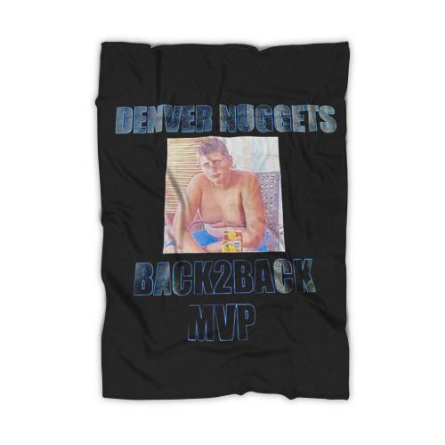Jokic Denver Nuggets Back2back Mvp Blanket