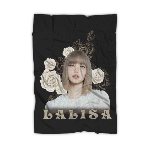 Lalisa Blackpink Logo Art Blanket