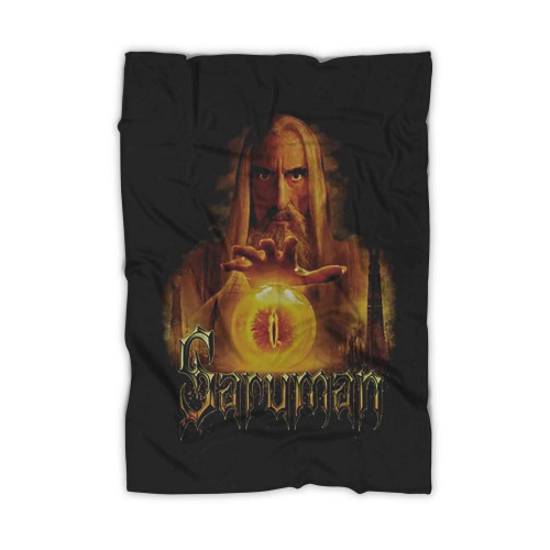 Lord Of The Rings Saruman Poster Blanket