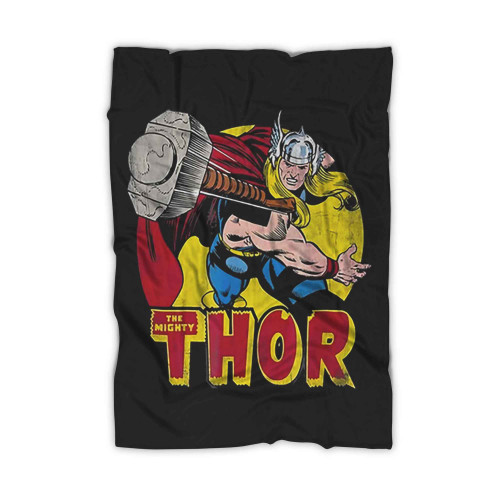 Marvel Mighty Thor Hammer Throw Blanket