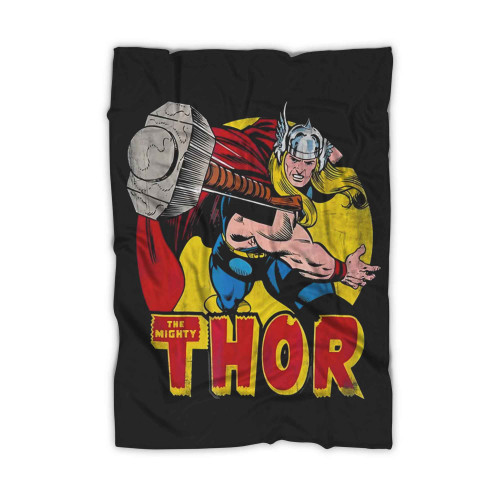 Marvel Mighty Thor Hammer Throw Blanket