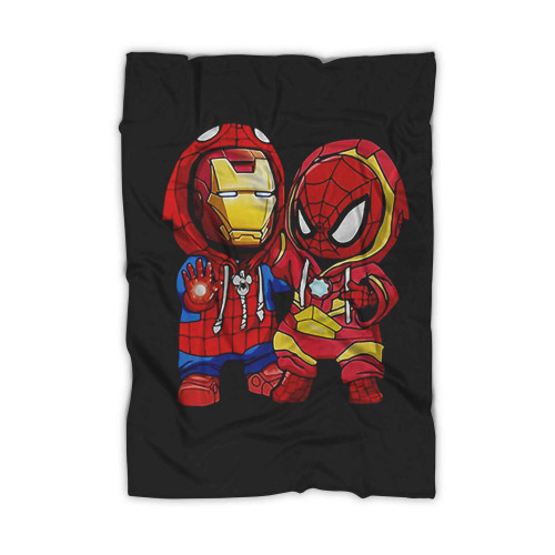 Marvel Spider man And Iron Man Blanket