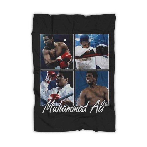 Muhammad Ali Four Squares Blanket