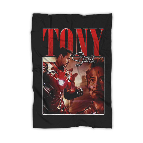 Tony Stark Poster Marvel Graphic Blanket