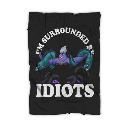 Ursula The Little Mermaid Surrounded Blanket