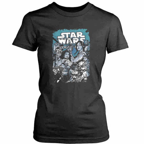 The Force The Mandalorian Retro Womens T-Shirt Tee