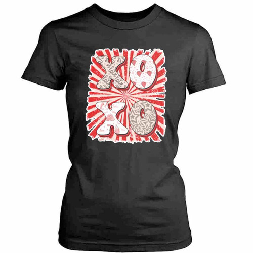 Retro Xoxo Logo Art Womens T-Shirt Tee Retro Xoxo Logo Art Womens T-Shirt Tee