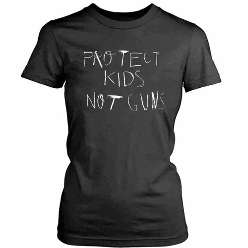 Protect Kids Not Guns Logo Art Womens T-Shirt Tee