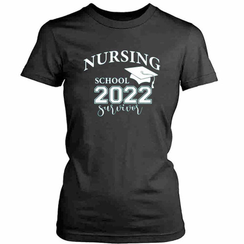 Nursing School Survivor Womens T-Shirt Tee