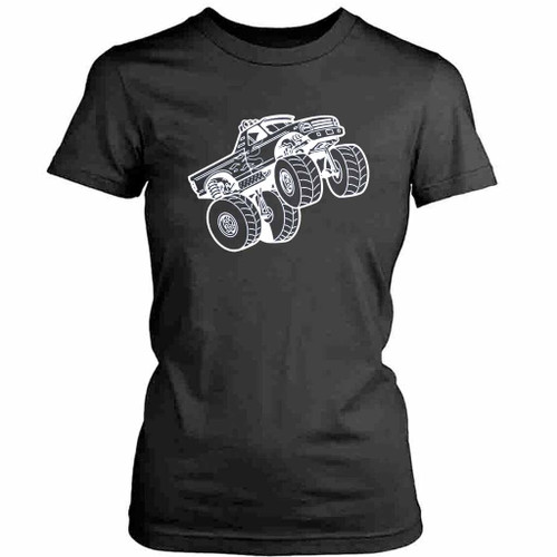 Monster Truck Party Womens T-Shirt Tee