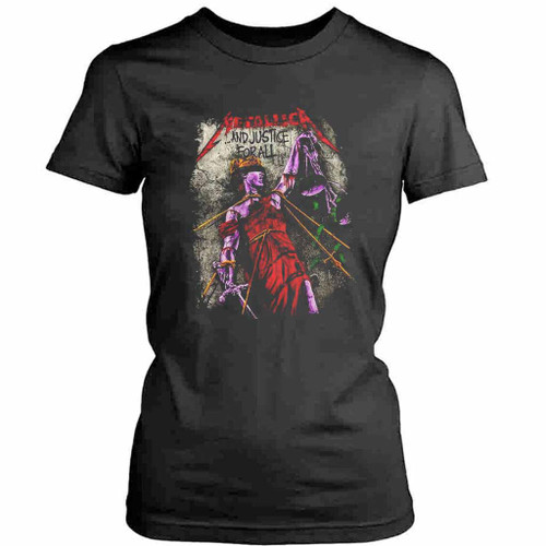 Metallica Justice Womens T-Shirt Tee