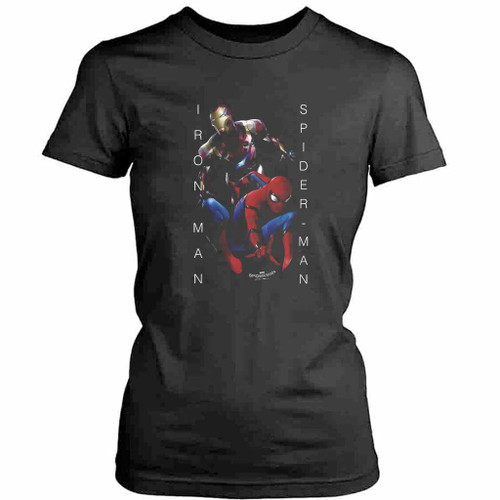 Marvel Spider Man Homecoming Iron Man Womens T-Shirt Tee