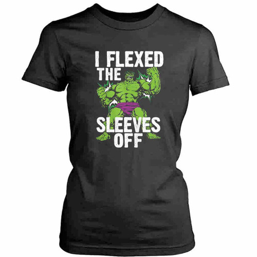 Marvel Hulk Vintage I Flexed Womens T-Shirt Tee