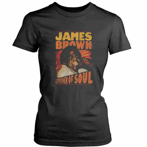 James Brown Godfather Of Soul Womens T-Shirt Tee