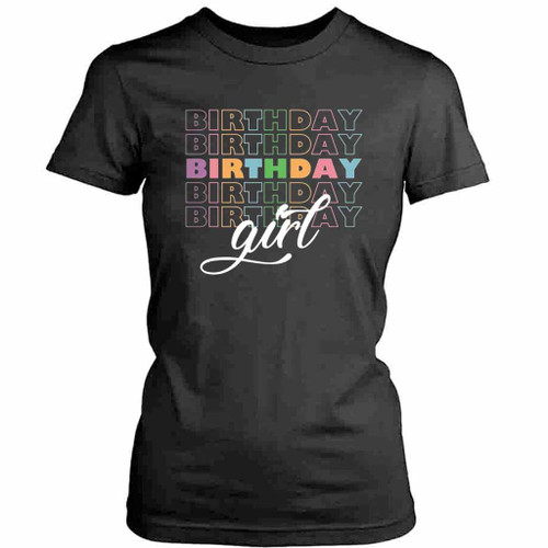Girls Birthday Party Womens T-Shirt Tee