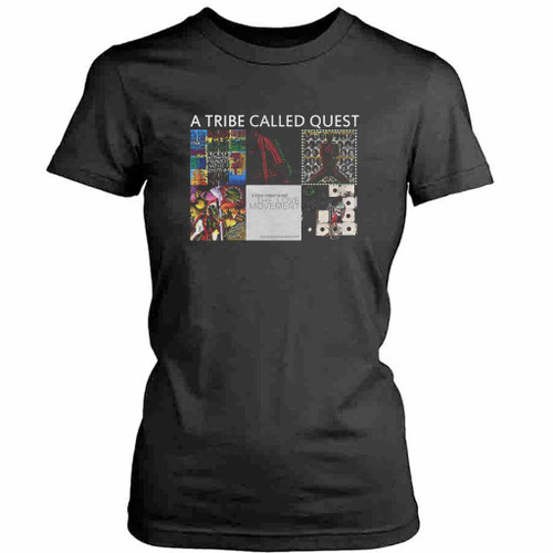 A Tribe Called Quest Collage Album Womens T-Shirt Tee