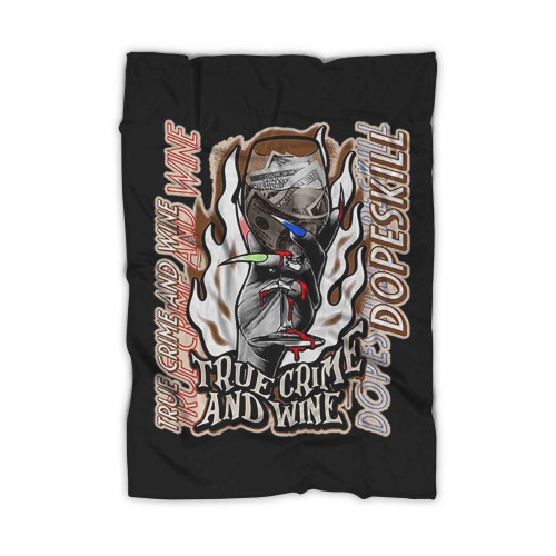 True Crime Halloween Blanket