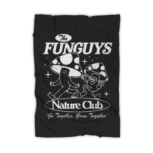 The Funguys Mushroom Preppy Blanket