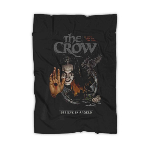 The Crow Horror Movie Poster Blanket