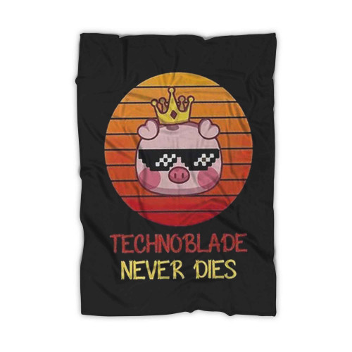 Technoblade Never Die Pepa Pig Blanket