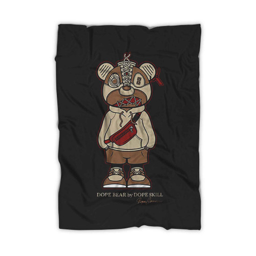 Sneaker Bear Dope Skill Blanket