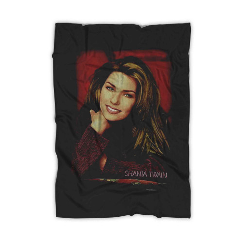 Shania Twain 1998 Photograph Blanket