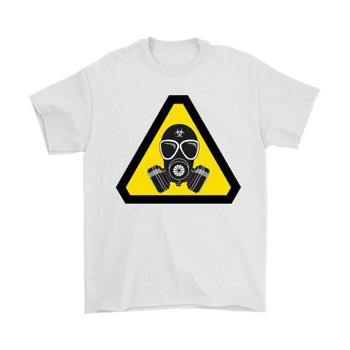 Chernobyl Caution Gas Mask Man's T-Shirt Tee