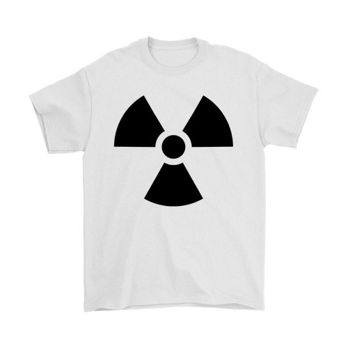 Chernobyl Nuclear Bomb Danger Funny Sign Man's T-Shirt Tee