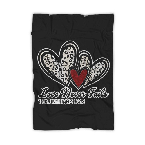 Love Never Fails Love Art Blanket