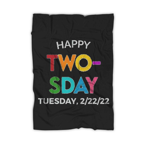 Happy Twosday Blanket