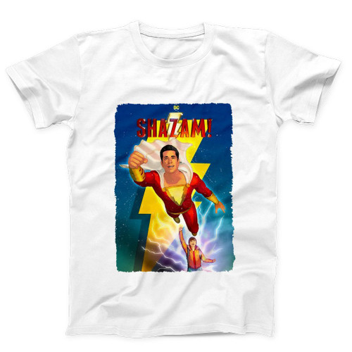 Dc Shazam Poster Man's T-Shirt Tee