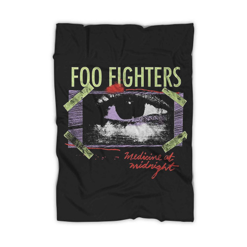 Foo Fighters Medicine At Midnight Taped Photo Blanket