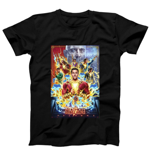 Dc Shazam Squad Super Hero Poster Man's T-Shirt Tee