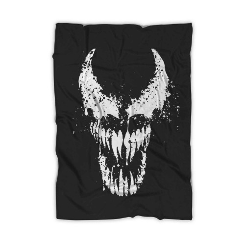 Eddie Brock Venom Face Blanket