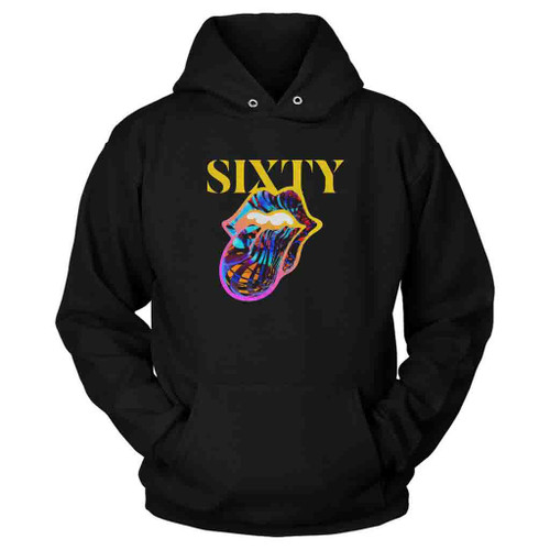 The Rolling Stones Sixty Years Cyberdelic Tongue Hoodie