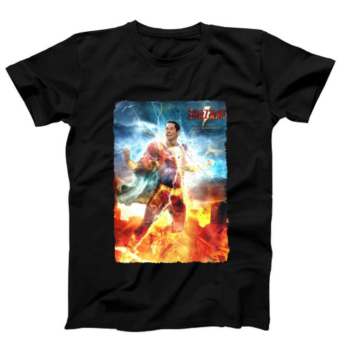 Shazam Movie Dc Poster Man's T-Shirt Tee