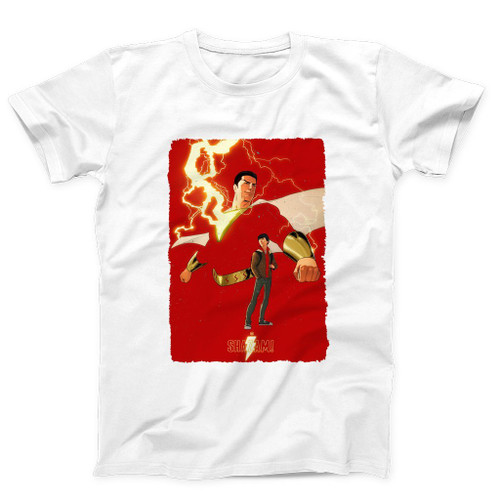 Super Hero Dc Shazam Poster Man's T-Shirt Tee