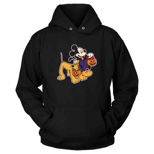 Mickey And Pluto Halloween Hoodie