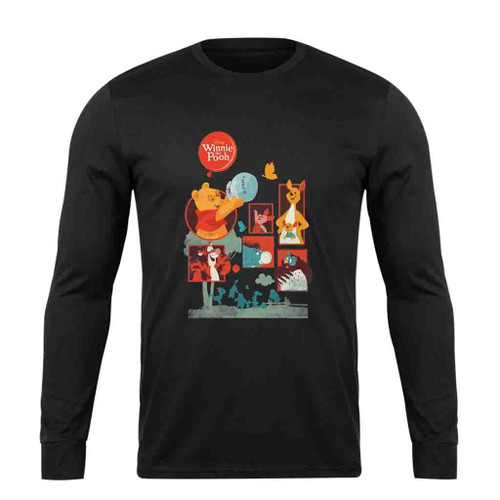Winnie The Pooh And Friends Panels Long Sleeve T-Shirt Tee