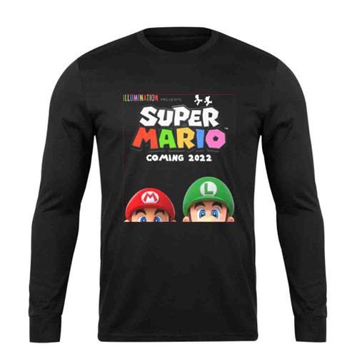 Untitled Super Mario And Luigi Bros Movie Long Sleeve T-Shirt Tee