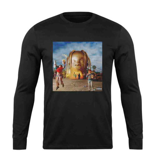 Travis Scott Astroworld Album Logo Long Sleeve T-Shirt Tee