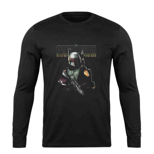 The Mandalorian Boba Fett Logo Long Sleeve T-Shirt Tee