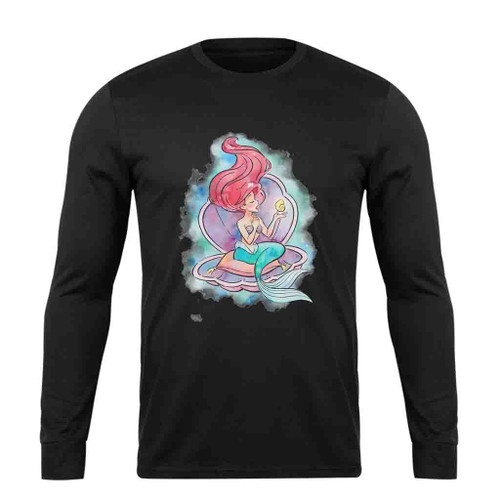 The Little Mermaid Ariel Cute Long Sleeve T-Shirt Tee