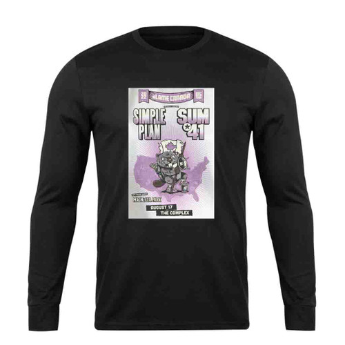 Simple Plan Sum 41 Long Sleeve T-Shirt Tee