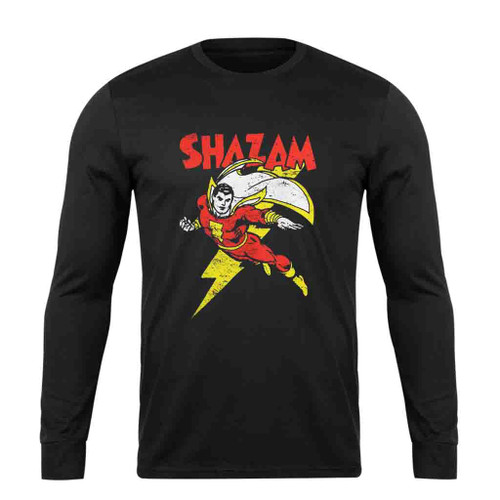 Shazam Vintage Long Sleeve T-Shirt Tee